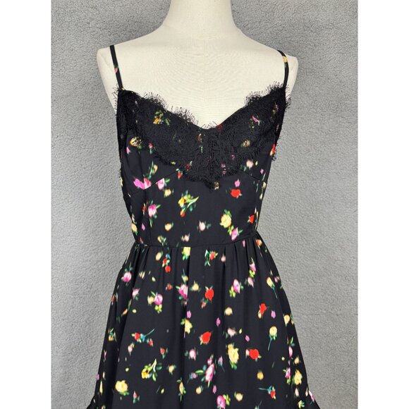 Steve Madden Women's Yasmina V-Neck Lace-Trim Dress Multicolor Size XL NWT's. - Picture 2 of 8